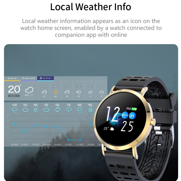CV08C 1.0 inches TN Color Screen Smart Bracelet IP67 Waterproof, Silicone Watchband, Support Call Reminder /Heart Rate Monitoring /Sleep Monitoring / Sedentary Reminder